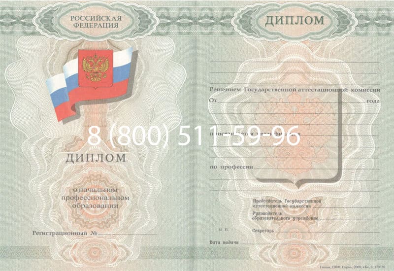 Купить Диплом о начальном образовании  2007-2009 годов в Норильске