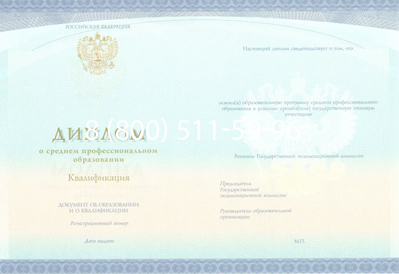 Купить Диплом колледжа (Спецбланк) 2014-2024 года в Норильске Купить Диплом колледжа (Спецбланк) 2014-2024 года в Норильске